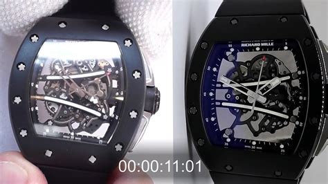 real vs fake richard mille|replica richard mille watch.